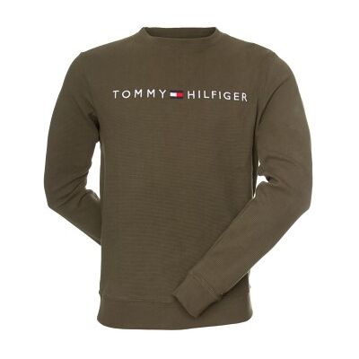 Tommy Hilfiger Tommy Original Track Top LS Armeegrün Ökologische Baumwolle Medium Herren Tommy Hilfiger Tommy Original Track Top LS Armeegrün Ökologische Baumwolle Medium Herren