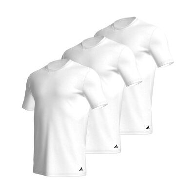 adidas 3P Active Core Cotton Crew Neck T-Shirt ganz Weiß Baumwolle Large Herren adidas 3P Active Core Cotton Crew Neck T-Shirt ganz Weiß Baumwolle Large Herren