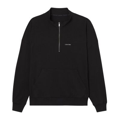 Calvin Klein Modern Cotton Lounge Q Zip Sweatshirt Schwarz Medium Herren Calvin Klein Modern Cotton Lounge Q Zip Sweatshirt Schwarz Medium Herren