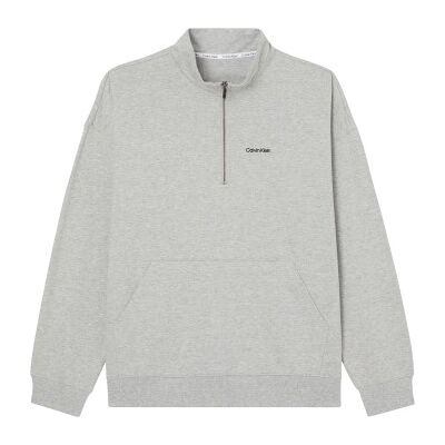 Calvin Klein Modern Cotton Lounge Q Zip Sweatshirt Grau Medium Herren Calvin Klein Modern Cotton Lounge Q Zip Sweatshirt Grau Medium Herren
