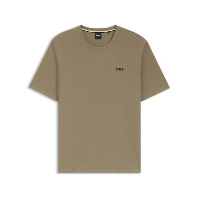 BOSS Waffle T Shirt Sand Medium Herren BOSS Waffle T Shirt Sand Medium Herren