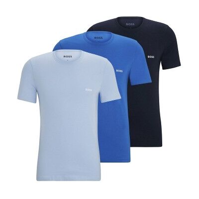 BOSS 3P Classic T ShirtRN Marine/Blau Baumwolle Medium Herren BOSS 3P Classic T ShirtRN Marine/Blau Baumwolle Medium Herren