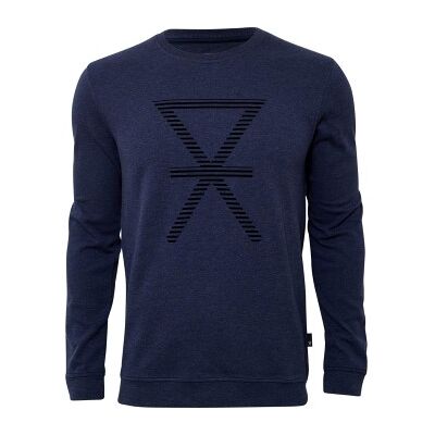 JBS of Denmark Sweatshirt With Print Marine Small Herren JBS of Denmark Sweatshirt With Print Marine Small Herren