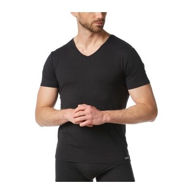 Bruno Banani Check Line 2 0 V-Shirt Schwarz Polyamid Small Herren Bruno Banani Check Line 2 0 V-Shirt Schwarz Polyamid Small Herren