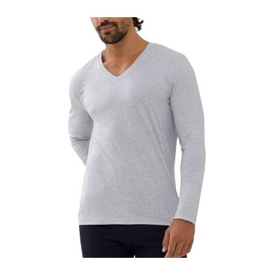 Mey Dry Cotton Colour Long Sleeves Graumelliert XX-Large Herren Mey Dry Cotton Colour Long Sleeves Graumelliert XX-Large Herren