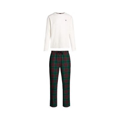 Tommy Hilfiger Long Sleeve Waffle Flannel PJ Set Mixed Medium Herren Tommy Hilfiger Long Sleeve Waffle Flannel PJ Set Mixed Medium Herren