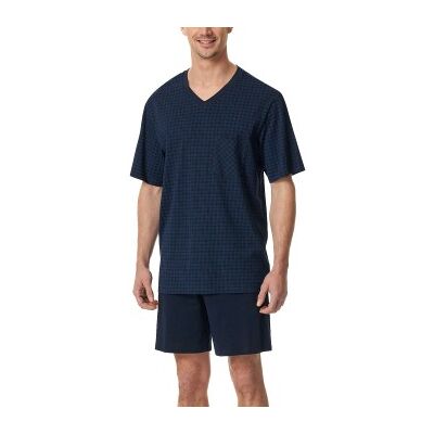 Schiesser Comfort Essentials V-Neck Short Pyjamas Dunkelblau Baumwolle X-Large Herren Schiesser Comfort Essentials V-Neck Short Pyjamas Dunkelblau Baumwolle X-Large Herren