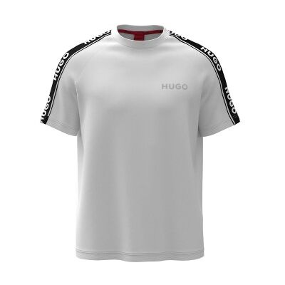 HUGO LIAM T-Shirt Weiß/Schwarz Baumwolle Medium Herren HUGO LIAM T-Shirt Weiß/Schwarz Baumwolle Medium Herren