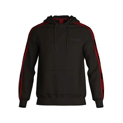 HUGO LIAM Hoodie Rot/Schwarz Baumwolle Medium Herren HUGO LIAM Hoodie Rot/Schwarz Baumwolle Medium Herren