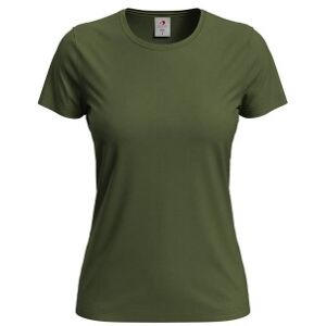 Stedman Classic Women T-shirt Armeegrün Baumwolle Small Damen Stedman Classic Women T-shirt Armeegrün Baumwolle Small Damen