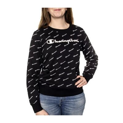 Champion Crewneck Sweatshirt Schwarz Medium Damen Champion Crewneck Sweatshirt Schwarz Medium Damen