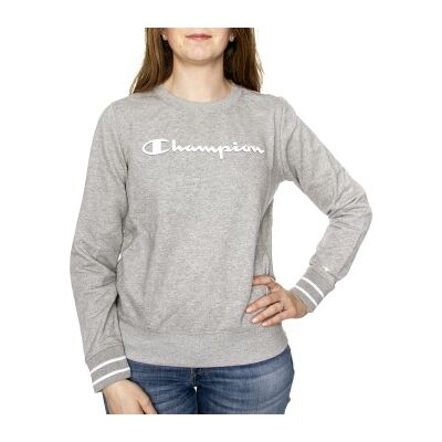 Champion Crewneck Sweatshirt Grau Small Damen Champion Crewneck Sweatshirt Grau Small Damen
