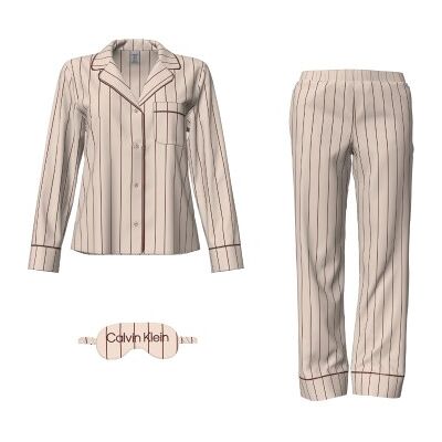 Calvin Klein Premium Gift Set Pant Set Rot Polyester Medium Damen Calvin Klein Premium Gift Set Pant Set Rot Polyester Medium Damen