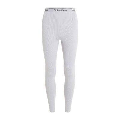 Calvin Klein Sport Ribbed 7/8 Leggins Hellgrau Polyester Medium Damen Calvin Klein Sport Ribbed 7/8 Leggins Hellgrau Polyester Medium Damen