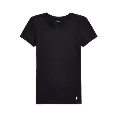 Polo Ralph Lauren Women Slim Fit T-Shirt Schwarz Medium Damen Polo Ralph Lauren Women Slim Fit T-Shirt Schwarz Medium Damen