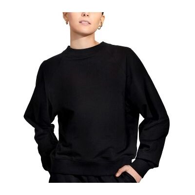 Bread & Boxers Bread and Boxers Organic Sweatshirt Schwarz Ökologische Baumwolle X-Small Damen Bread & Boxers Bread and Boxers Organic Sweatshirt Schwarz Ökologische Baumwolle X-Small Damen