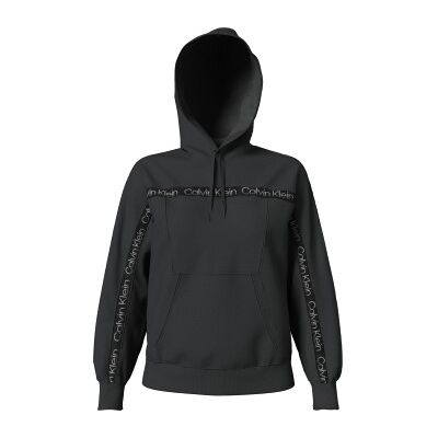 Calvin Klein Sport Active Icon Pullover Hoody Schwarz Polyester Small Damen Calvin Klein Sport Active Icon Pullover Hoody Schwarz Polyester Small Damen