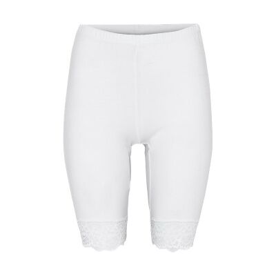 Decoy Mid-length Capri Leggings With Lace Weiß Ökologische Baumwolle XX-Large Damen Decoy Mid-length Capri Leggings With Lace Weiß Ökologische Baumwolle XX-Large Damen