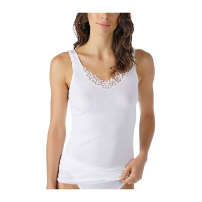 Mey Noblesse Cami-Top Weiß Baumwolle 44 Damen Mey Noblesse Cami-Top Weiß Baumwolle 44 Damen