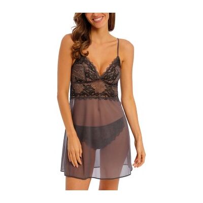 Wacoal Lace Perfection Chemise Schwarz Small Damen Wacoal Lace Perfection Chemise Schwarz Small Damen