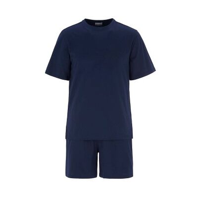 Damella Edward Short Sleeve Pyjamas Marine Baumwolle Small Damen Damella Edward Short Sleeve Pyjamas Marine Baumwolle Small Damen