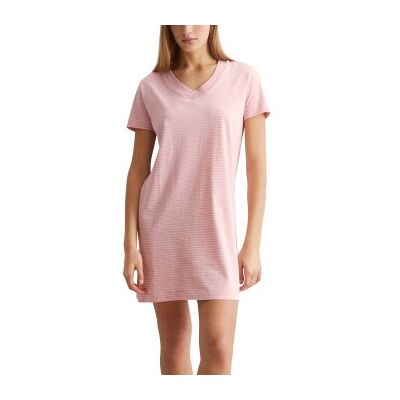 Marc O’Polo Marc O Polo V-Neck Dress Hellrosa Baumwolle Small Damen Marc O’Polo Marc O Polo V-Neck Dress Hellrosa Baumwolle Small Damen