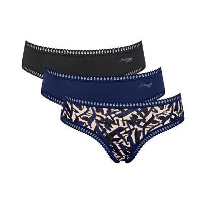 Sloggi 3P GO Crush Hipster Briefs Multi-colour-2 Baumwolle Large Damen Sloggi 3P GO Crush Hipster Briefs Multi-colour-2 Baumwolle Large Damen