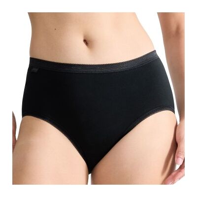 Sloggi Damen Basic Midi Schwarz Baumwolle 44 Damen Sloggi Damen Basic Midi Schwarz Baumwolle 44 Damen