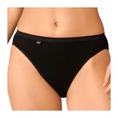 Sloggi Basic Tai Schwarz Baumwolle 38 Damen Sloggi Basic Tai Schwarz Baumwolle 38 Damen