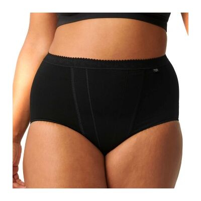 Sloggi Control Maxi Schwarz Baumwolle 42 Damen Sloggi Control Maxi Schwarz Baumwolle 42 Damen
