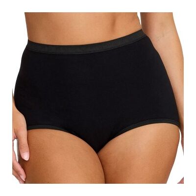 Damella Classic Cotton Maxi Brief Schwarz Baumwolle XX-Large Damen Damella Classic Cotton Maxi Brief Schwarz Baumwolle XX-Large Damen