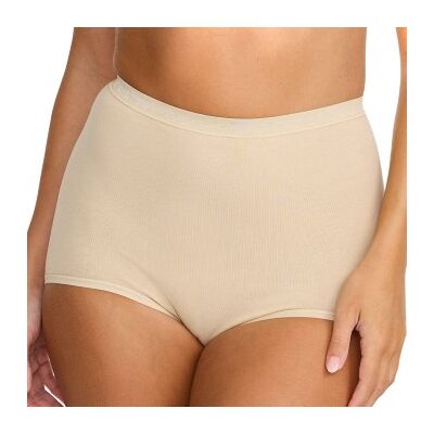 Damella Classic Cotton Maxi Brief Puder Baumwolle Medium Damen Damella Classic Cotton Maxi Brief Puder Baumwolle Medium Damen