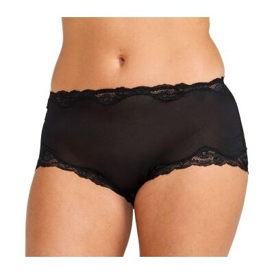 Damella Silk Brief Schwarz Seide XX-Large Damen Damella Silk Brief Schwarz Seide XX-Large Damen
