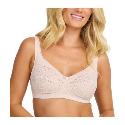 Damella BH Classic Soft Lace Bra Puder F 85 Damen Damella BH Classic Soft Lace Bra Puder F 85 Damen