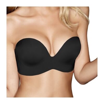 Wonderbra BH Ultimate Silhouette Micro Strapless Schwarz E 90 Damen Wonderbra BH Ultimate Silhouette Micro Strapless Schwarz E 90 Damen