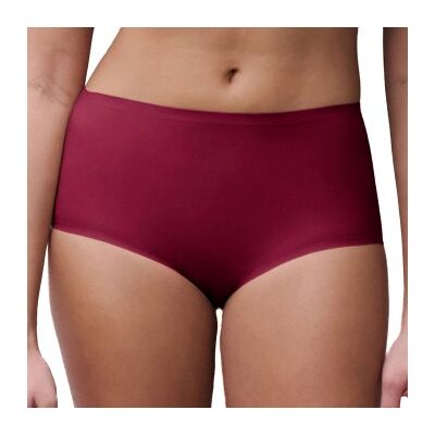 Chantelle Soft Stretch Panties Dunkelrot One Size Damen Chantelle Soft Stretch Panties Dunkelrot One Size Damen