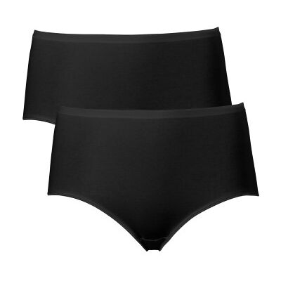Trofé Trofe Seamless Maxi Briefs 2P Schwarz Baumwolle Medium Damen Trofé Trofe Seamless Maxi Briefs 2P Schwarz Baumwolle Medium Damen