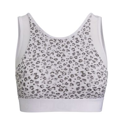 Björn Borg BH Animal Print Soft Top Weiß Muster Polyamid 36 Damen Björn Borg BH Animal Print Soft Top Weiß Muster Polyamid 36 Damen