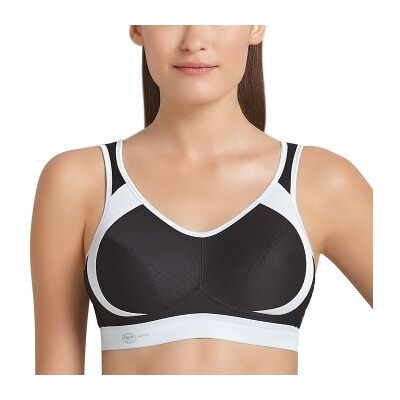 Anita BH Active Extreme Control Sports Bra Schwarz/Weiß G 85 Damen Anita BH Active Extreme Control Sports Bra Schwarz/Weiß G 85 Damen