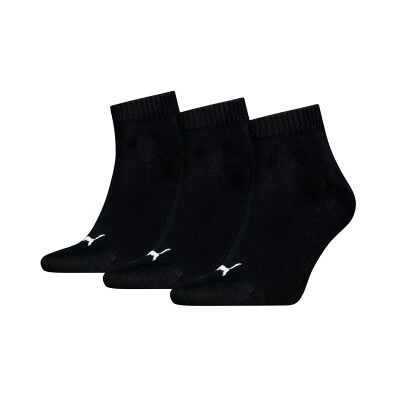 Puma 3P Quarter Socks Schwarz Gr 39/42 Puma 3P Quarter Socks Schwarz Gr 39/42