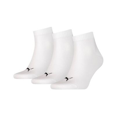 Puma 3P Quarter Socks Weiß Gr 35/38 Puma 3P Quarter Socks Weiß Gr 35/38