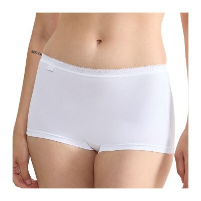 Sloggi Basic Short Weiß Baumwolle 46 Damen Sloggi Basic Short Weiß Baumwolle 46 Damen