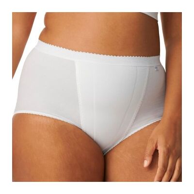 Sloggi 2P Control Maxis Weiß Baumwolle 50 Damen Sloggi 2P Control Maxis Weiß Baumwolle 50 Damen