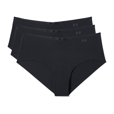 Under Armour 3P Pure Stretch Hipster 1325 Schwarz Small Damen Under Armour 3P Pure Stretch Hipster 1325 Schwarz Small Damen