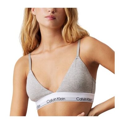 Calvin Klein BH Modern Cotton Lightly Lined Triangle Grau Large Damen Calvin Klein BH Modern Cotton Lightly Lined Triangle Grau Large Damen