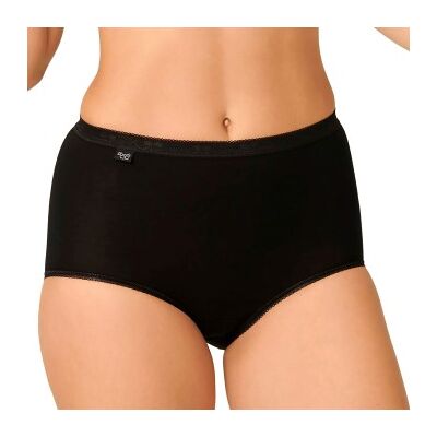 Sloggi 4P Basic Plus Maxi Schwarz Baumwolle 54 Damen Sloggi 4P Basic Plus Maxi Schwarz Baumwolle 54 Damen