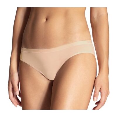 Calida Natural Comfort Brief Low Cut Beige Baumwolle X-Small Damen Calida Natural Comfort Brief Low Cut Beige Baumwolle X-Small Damen