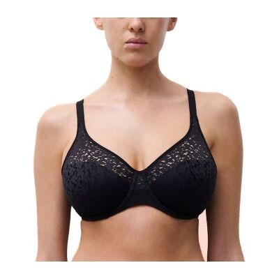 Chantelle BH EasyFeel Norah Underwired Bra Schwarz Nylon C 90 Damen Chantelle BH EasyFeel Norah Underwired Bra Schwarz Nylon C 90 Damen