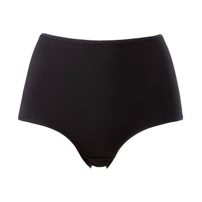 Trofé Trofe Cotton Maxi Brief Schwarz Baumwolle Large Damen Trofé Trofe Cotton Maxi Brief Schwarz Baumwolle Large Damen