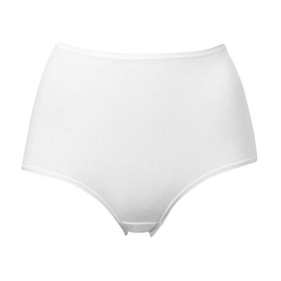 Trofé Trofe Cotton Maxi Brief Weiß Baumwolle Small Damen Trofé Trofe Cotton Maxi Brief Weiß Baumwolle Small Damen